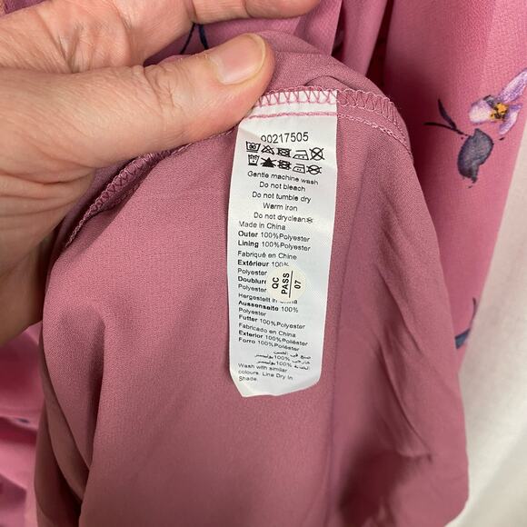 City Chic Pink Blushing Petal Christina Mini Dress Sz.XXL/24 NWT - Picture 15 of 16